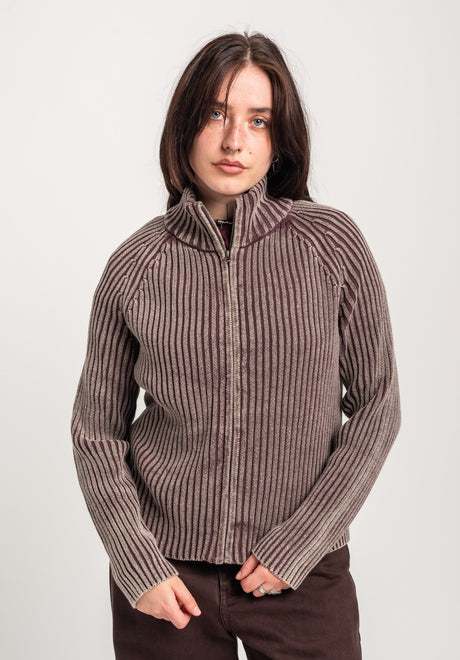 TITUS Bojana Cardigan darkberry – Visning 1