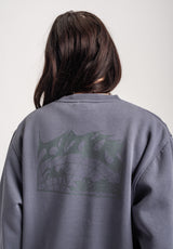 TITUS W Heritage Clean Sweatshirt greybluefaded – Side view