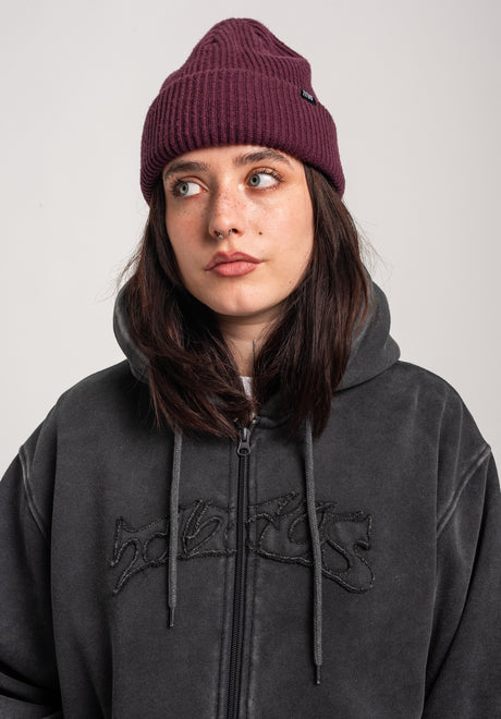 TITUS W Classic Front Zip-Hoodie blackfaded – Detail view 1