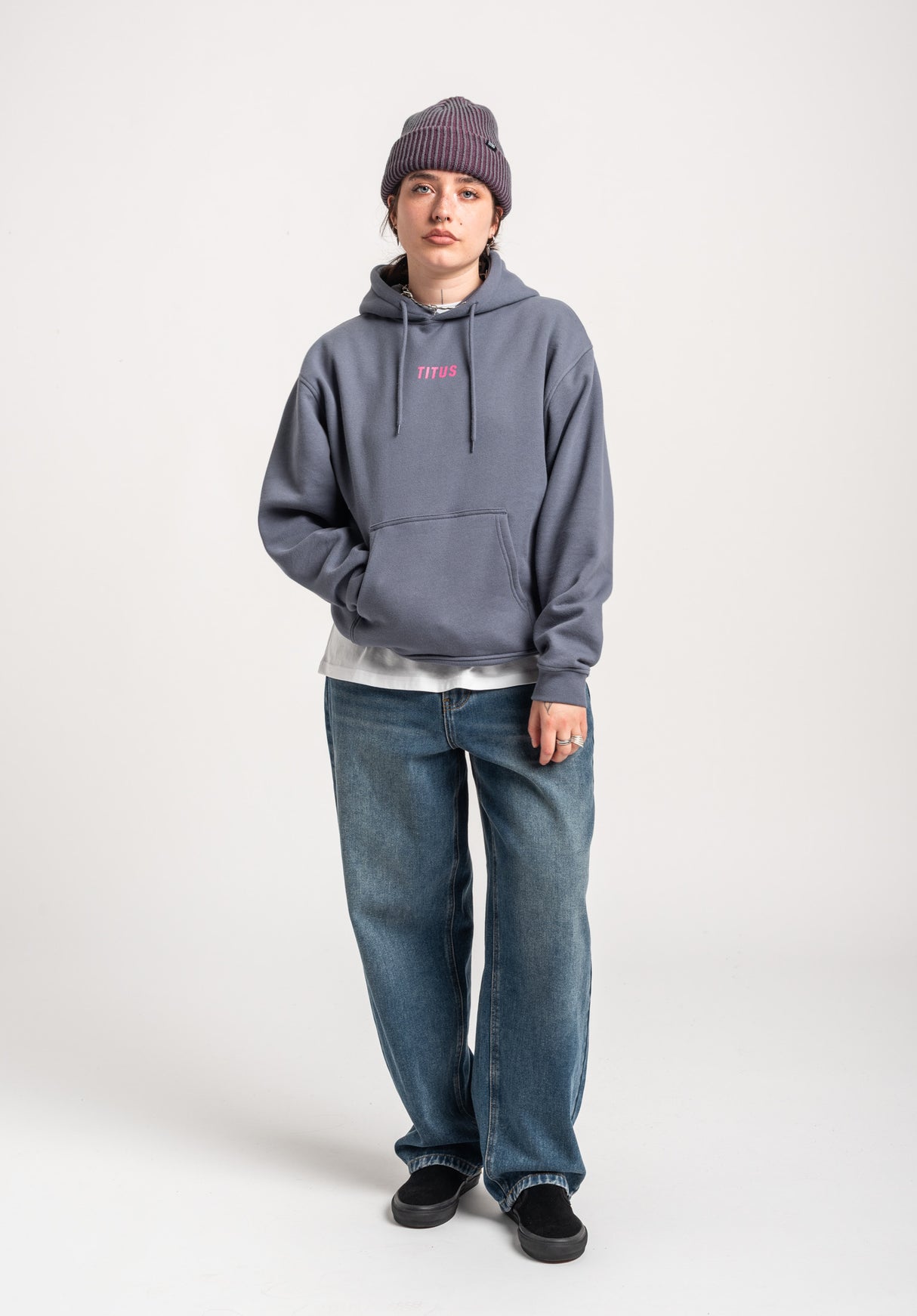 TITUS Dilja Sudadera greyblue – Vista inferior