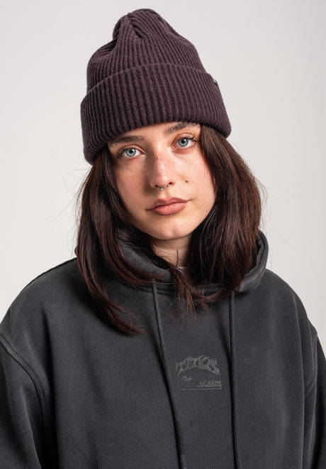 TITUS W Heritage Clean Hoodie blackfaded – Top view