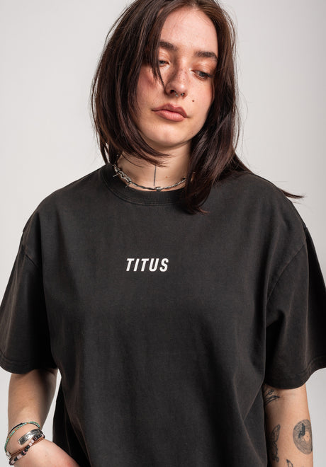 TITUS Nevena Camiseta blackfaded – Vista de detalle 2