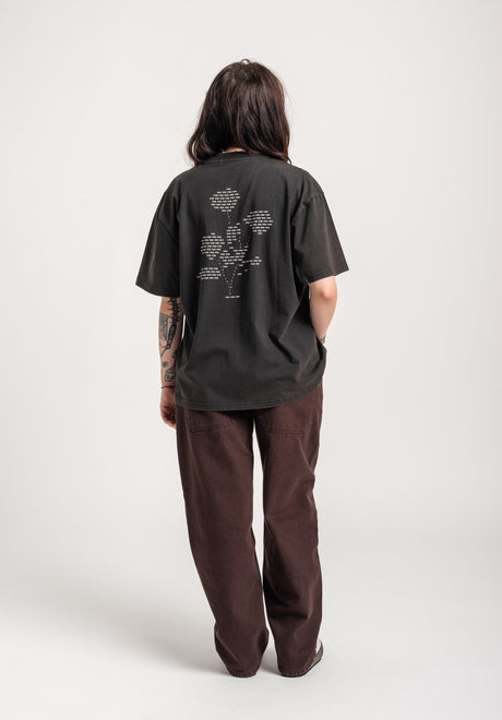 TITUS Nevena Camiseta blackfaded – Vista superior