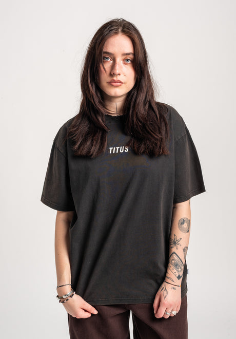 TITUS Nevena Camiseta blackfaded – Vista trasera