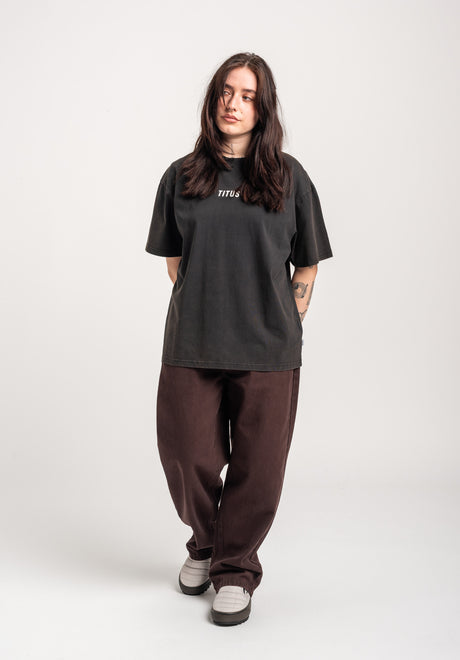 TITUS Nevena Camiseta blackfaded – Vista lateral