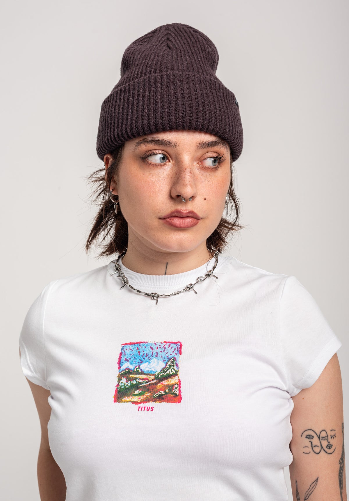 TITUS Ranka T-shirt white – Achteraanzicht