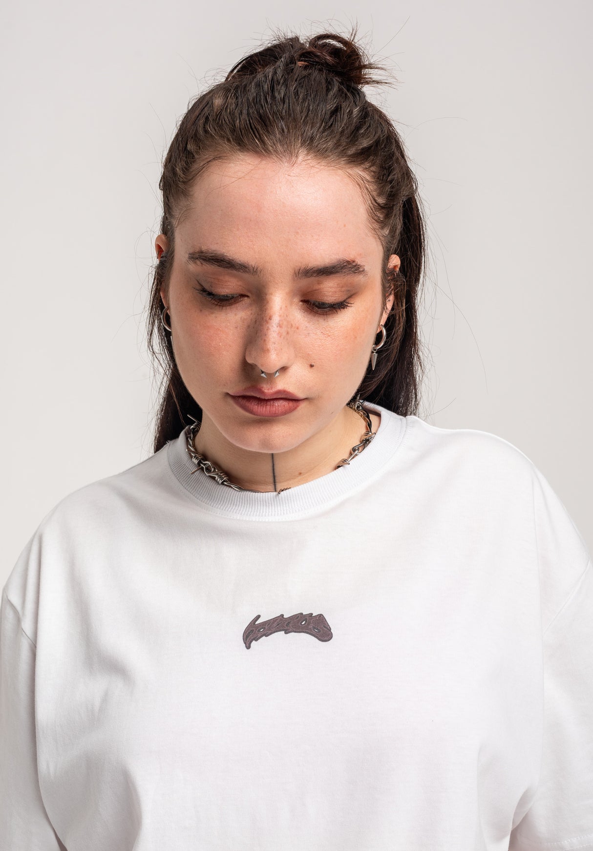 TITUS W Yven T-Shirt white – Detail view 2