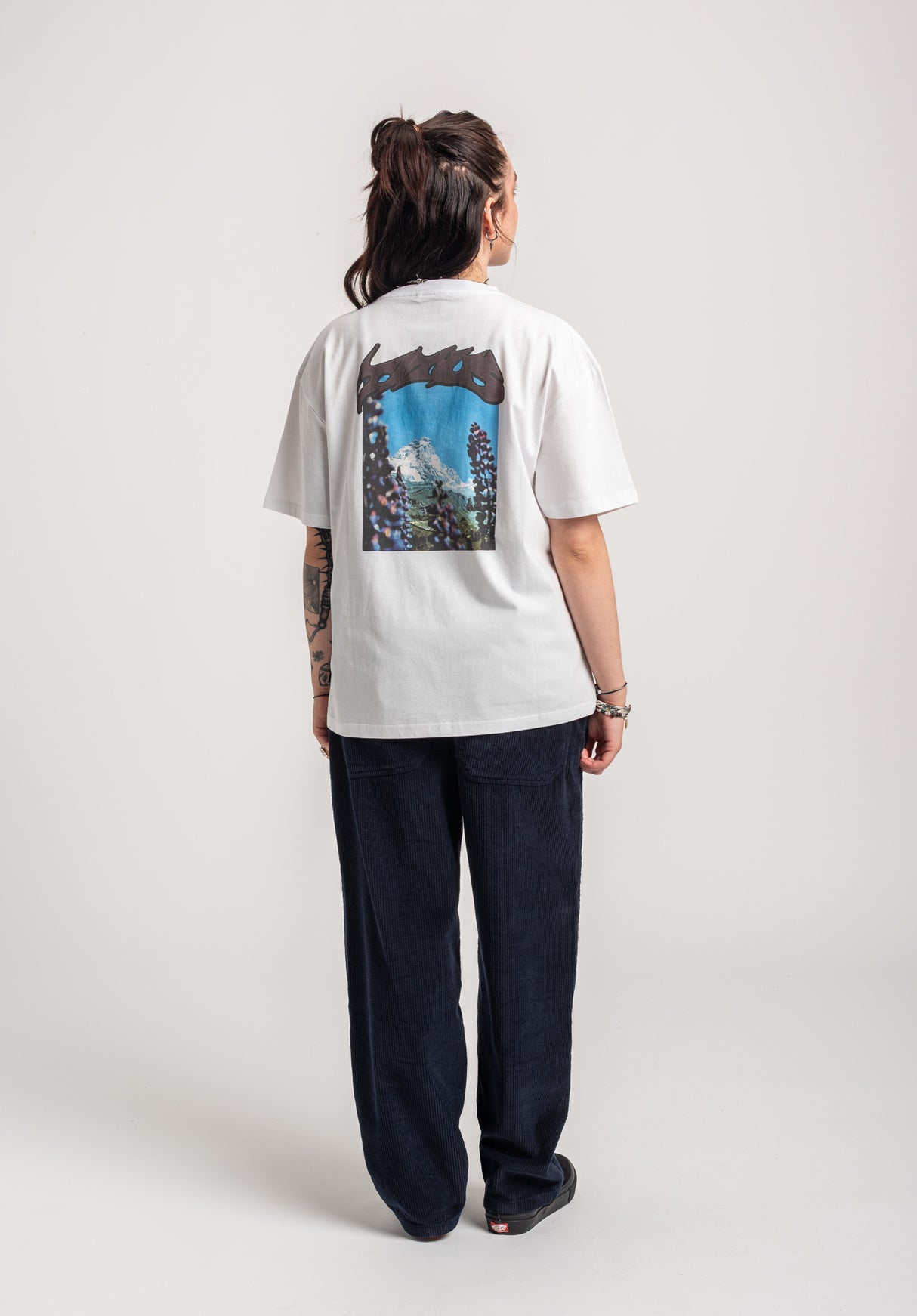 TITUS W Yven T-Shirt white – Top view