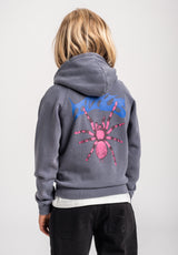TITUS Zoya Kids Sweat à capuche greybluefaded – Vue de dos