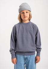 TITUS Heritage Clean Kids Sweatshirt greybluefaded – View 1