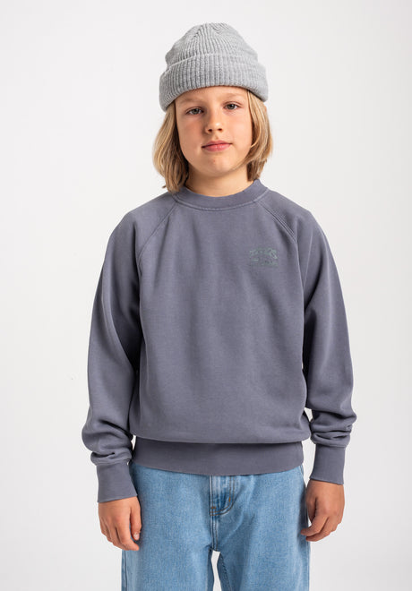 TITUS Heritage Clean Kids Sweatshirt greybluefaded – View 1