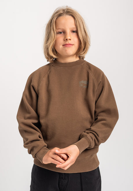 TITUS Heritage Clean Kids Sweatshirt darkolivefaded – View 1