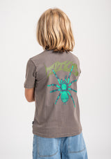 TITUS Zoya Kids T-shirt greybluefaded – Vista posteriore