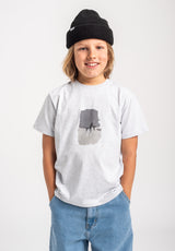 TITUS Vael Kids T-Shirt lightheathergrey – Front view
