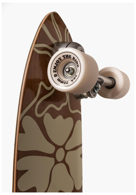 TITUS Surf Skate 2 Blossom Cruiser Complete brown – Back view