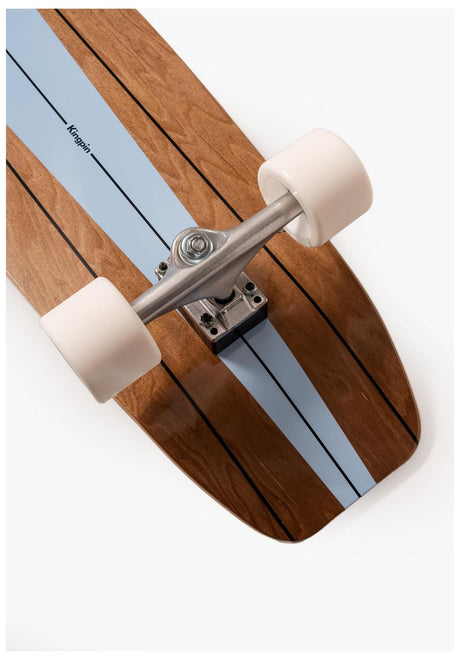 Kingpin Surf Skate 4 Locals Cruiser Complete brown – Side view