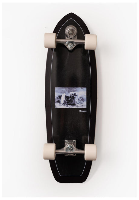 Kingpin Surf Skate Wave Cruiser Complete black – Detail view 2