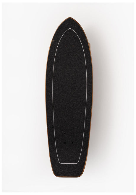 Kingpin Surf Skate Wave Cruiser Complete black – Front view