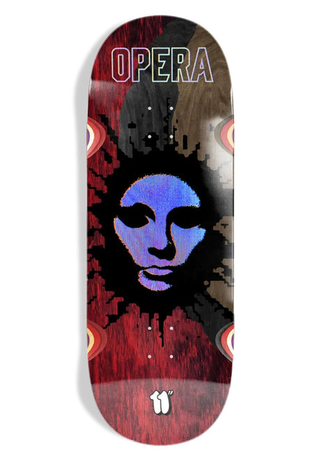 Opera Fattie Triple Torn Big Mask EX7 Deck red-black – Set forfra