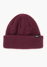 Classic Beanie darkberry Vorderansicht