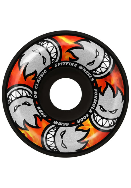 Spitfire Formula Four Team Multiball OG Classic 99A Wheel black – Front view