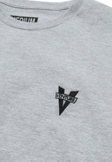 Venture Heritage Embroidered T-Shirt ash grey-heather-black – Set bagfra