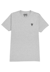 Venture Heritage Embroidered T-Shirt ash grey-heather-black – Set forfra