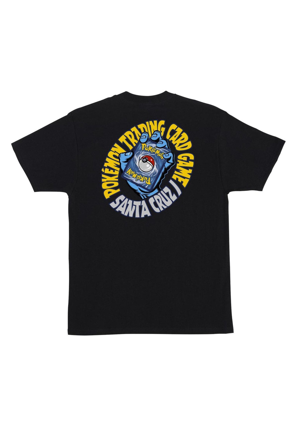 Santa-Cruz Pokémon TCG Hand Heavyweight T-Shirt black – Back view