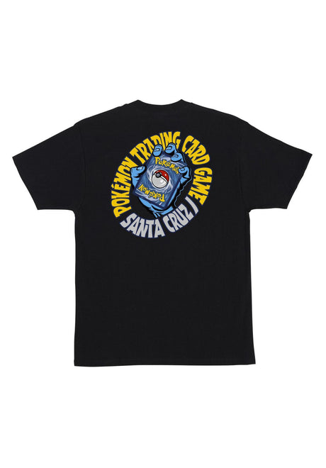 Santa-Cruz Pokémon TCG Hand Heavyweight T-shirt black – Achteraanzicht