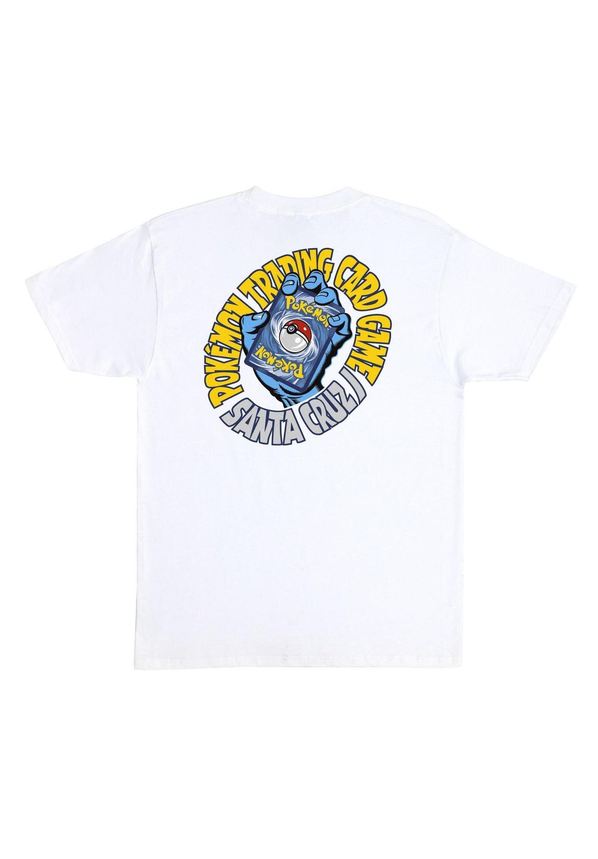 Santa-Cruz Pokémon TCG Hand Heavyweight T-Shirt white – Back view