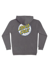 Santa-Cruz Pokémon Energy Dot Midweight Hoodie charcoal – Back view