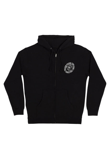 Santa-Cruz Pokémon TCG Hand Heavyweight Hoody met rits black – Vooraanzicht