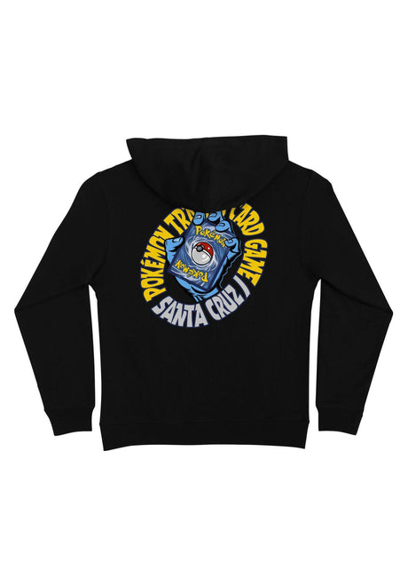 Santa-Cruz Pokémon TCG Hand Youth Midweight Hoodie-sweater black – Achteraanzicht