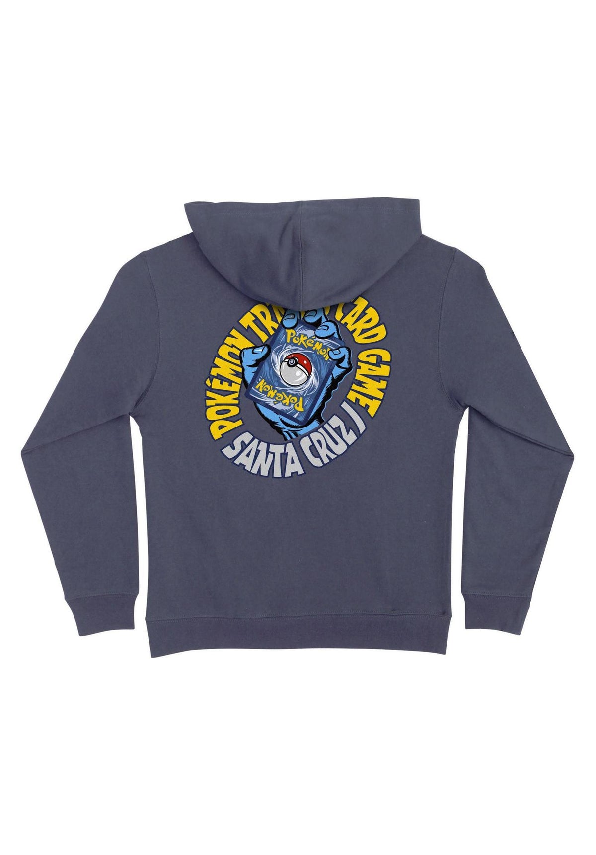 Santa-Cruz Pokémon TCG Hand Youth Midweight Hoodie stormblue – Back view