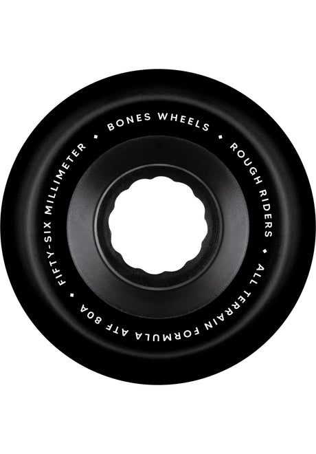 Bones Wheels ATF Rough Riders 80A Annuals Rueda black – Vista trasera