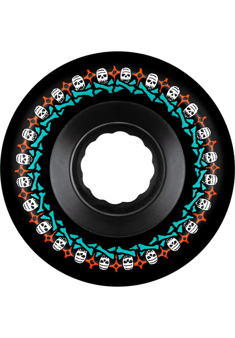 Bones Wheels ATF Rough Riders 80A Annuals Rueda black – Vista frontal