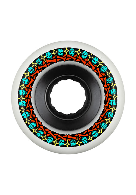 Bones Wheels ATF Rough Riders 80A Annuals Rueda white – Vista frontal