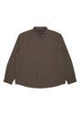 Long Sleeve Button Down olive-striped Vorderansicht