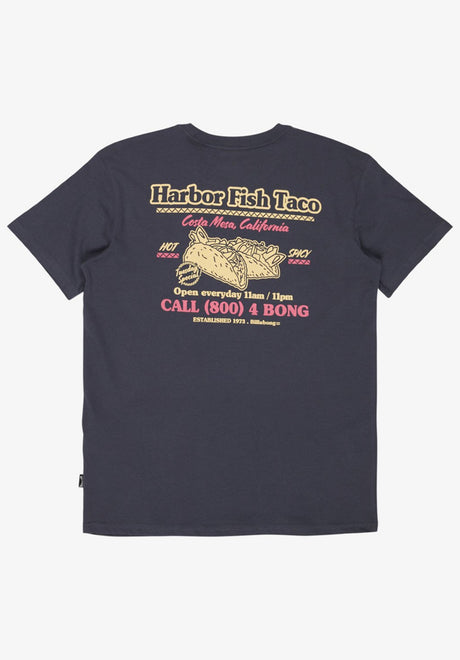 Billabong Food Court Camiseta ombreblue – Vista frontal