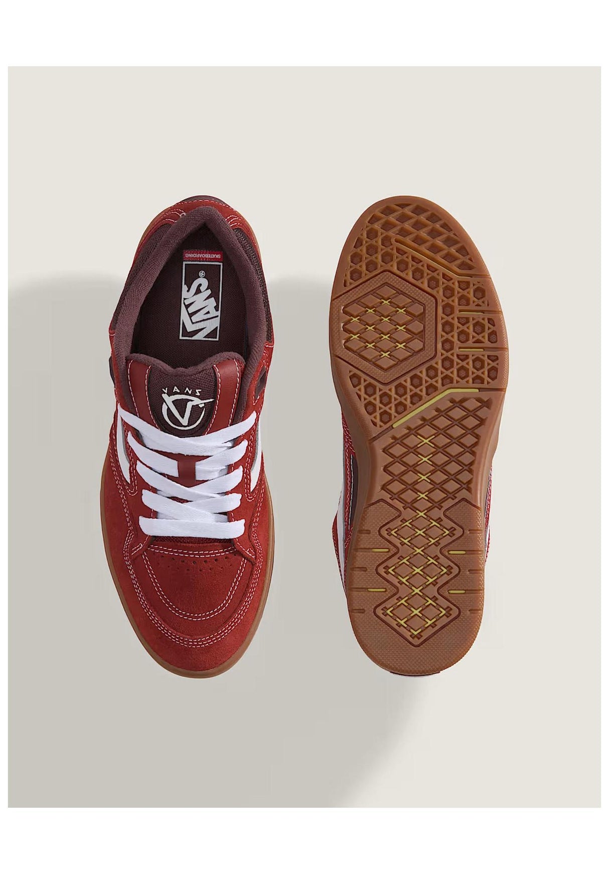 Vans Rowan Z3 Schoen heren gum-bordeaux – Detailweergave 2