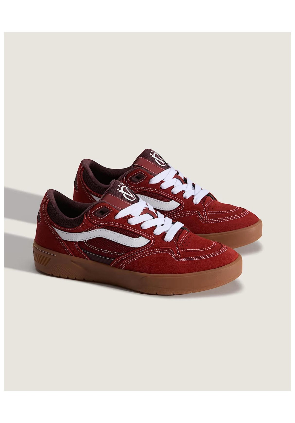 Vans Rowan Z3 Schoen heren gum-bordeaux – Achteraanzicht