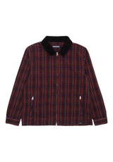 GX1000 Harrington Light Jacket plaid – Front view