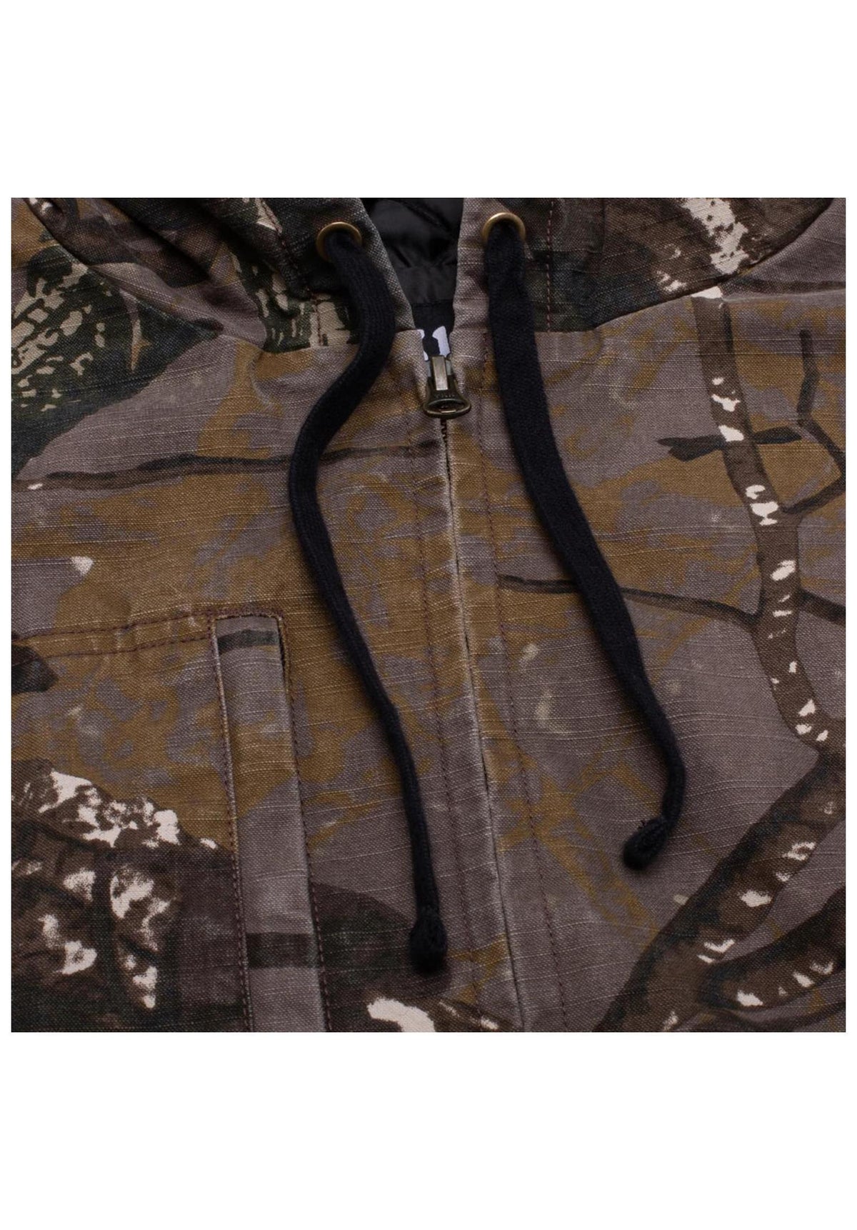 GX1000 Work Light Jacket real tree brown – Detail view 2