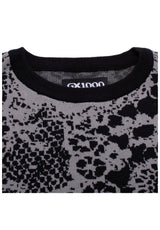 GX1000 Jacquard Knit Laced Sweatshirt grey-black – Detail view 1