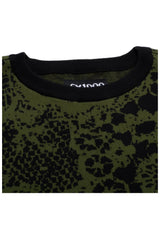 GX1000 Jacquard Knit Laced Sweatshirt green-black – Detail view 1