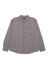 GX1000 Long Sleeve Houndstooth Button Down Shirt-Longsleeve blue – Front view