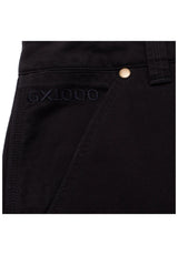 GX1000 Double Knee Pantalon black-twill – Vue de dos