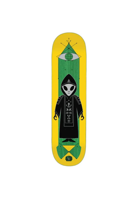 Alien-Workshop High Priest Deck yellow-green – Front view