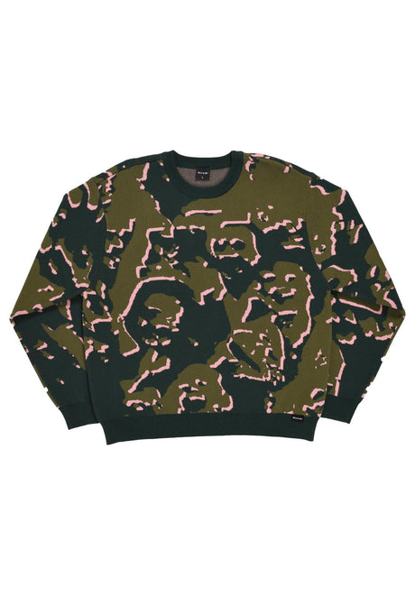 Quasi Pamo Knit Heavyweight Sweatshirt camo – Set forfra