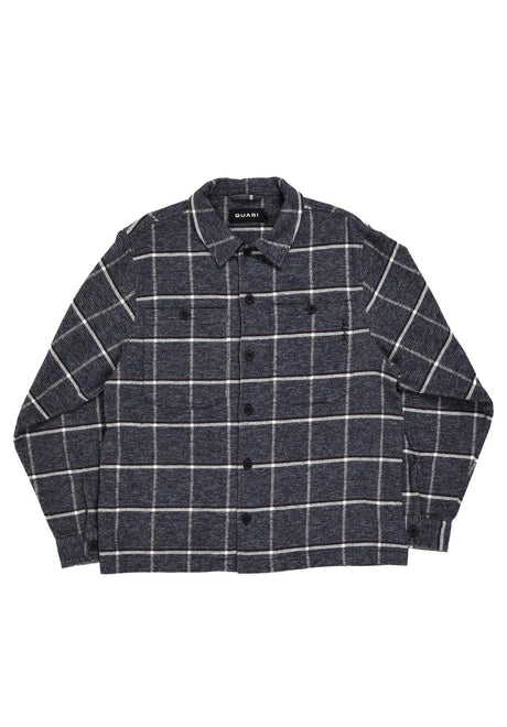 Quasi Nome Button Up Shirt-Longsleeve peat – Front view